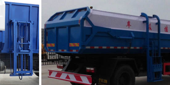 挂桶垃圾车可选装不同提升机构和压缩垃圾站对接装置
